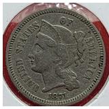 1871 Three Cent Nickel