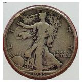 1935-D Walking Liberty Silver Half Dollar