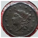 1835 Coronet Head One Cent