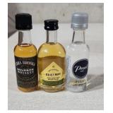 Pearl Vodka, Quietman, Extra Brooks Bourbon Minis