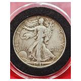 1941-D Walking Liberty Half dollar