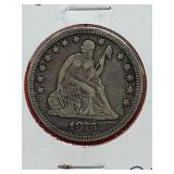 1878 Seated Liberty Quarter
