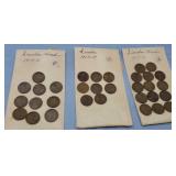 32) 1917 Lincoln Wheat Pennies