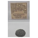 England Edward 11272-1307 AD AR penny