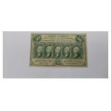 1862 50cents Postage currency United States