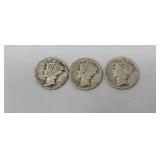 2-1923 Mercury Dimes1-1936 Mercury Dime