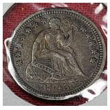 1843 Seated Liberty Half Dime