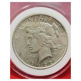 1922-D Peace Silver Dollar