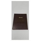 Currency world coin library book with 9 pages