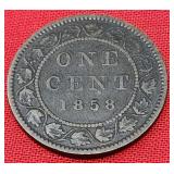 1858 Canada One Cent