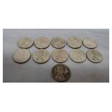 11 Steel Wheat Pennies