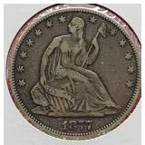 1877 Seated Liberty Half dollar