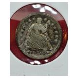 1854-O Seated Liberty Half Dime With Arrows