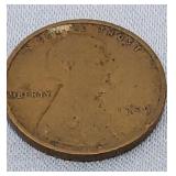 1909 VDB Lincoln Wheat Penny