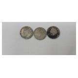 1-1901 Liberty head Nickel 1-1907 Liberty  head