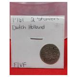 1761 2 Stuivers Dutch Holland