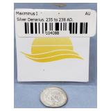 Maximinus I, Silver Denarius, 235 to 238 AD