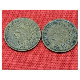 1905 & 1906 Indian Head Pennies