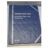 Lincoln Head Cent , 1909 to 1940 , incomplete