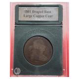 1801 Draped Bust Large Cent