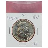 1960-D Franklin Silver Half Dollar