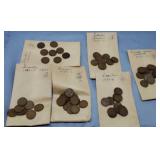 70) 1930, 35, Lincoln Wheat Pennies