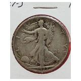1927-S Walking Liberty Half dollar
