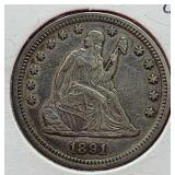 1981 Seated Liberty Quarter