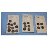 16) 1925, 4) 1932 Lincoln Wheat Pennies