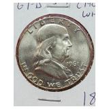 1961-D Franklin Silver Half Dollar