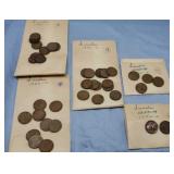 38) 1933 , 36, Lincoln Wheat Pennies