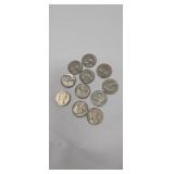 11- 1960s-1970s D mint on front Jefferson nickels