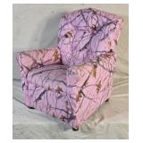 Kids camouflage recliner chair