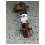 Receiver hitch with three different size balls