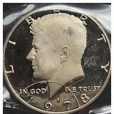 1978S Kennedy half dollar Proof condition