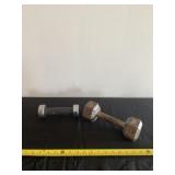 10 and 3 pound weights