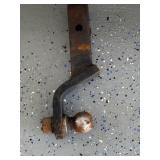 Receiver hitch with ball