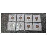 8-Wheat pennies 1919-1951