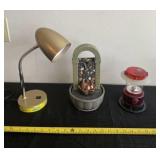 LED desk lamp, lantern and table fountain
