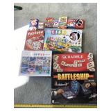 Scrabble, Battleship, UNO and more games