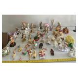 Angel, Tinker Bell, frog, and many more figurines