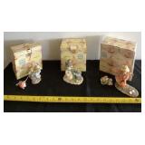 My Blushing Bunnies collector figurines, one