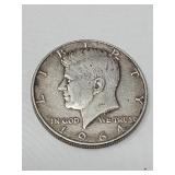 1964 Kenned 90% Silver  Half Dollar