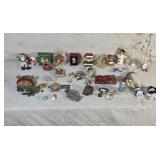 Christmas decorations some are  glass.