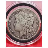 1901-S Morgan Silver Dollar
