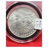 1887 Morgan Silver Dollar