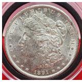 1891-S Morgan Silver Dollar