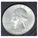 1964 Washington Silver Quarter