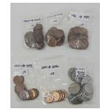 Canadian coins set1962- 2000s