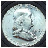 1961 Franklin Silver Half Dollar